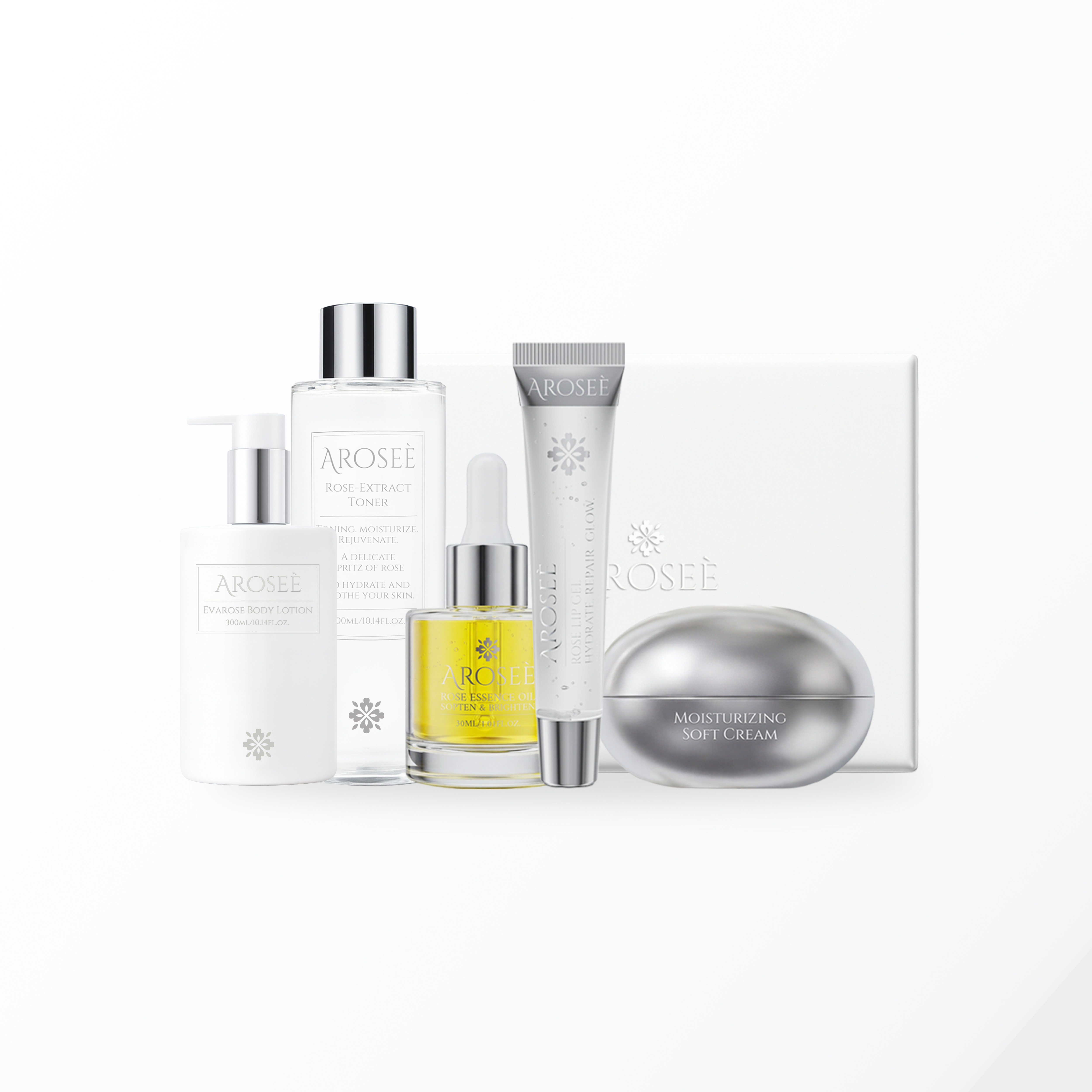 The Rose Prestige Skincare Set | AROSEÈ – Aroseè Cosmetics